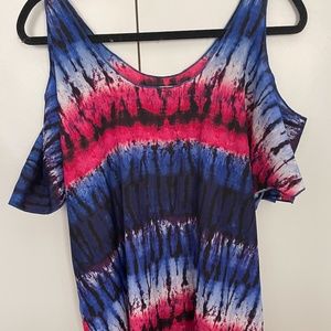 Lovers + Friends Tie Dye Dress